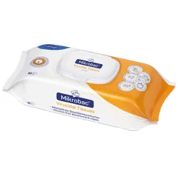 Mikrobac Virucidaal Tissues Flowpack, afmeting doek: 18 x 20 cm | 6 Packungen